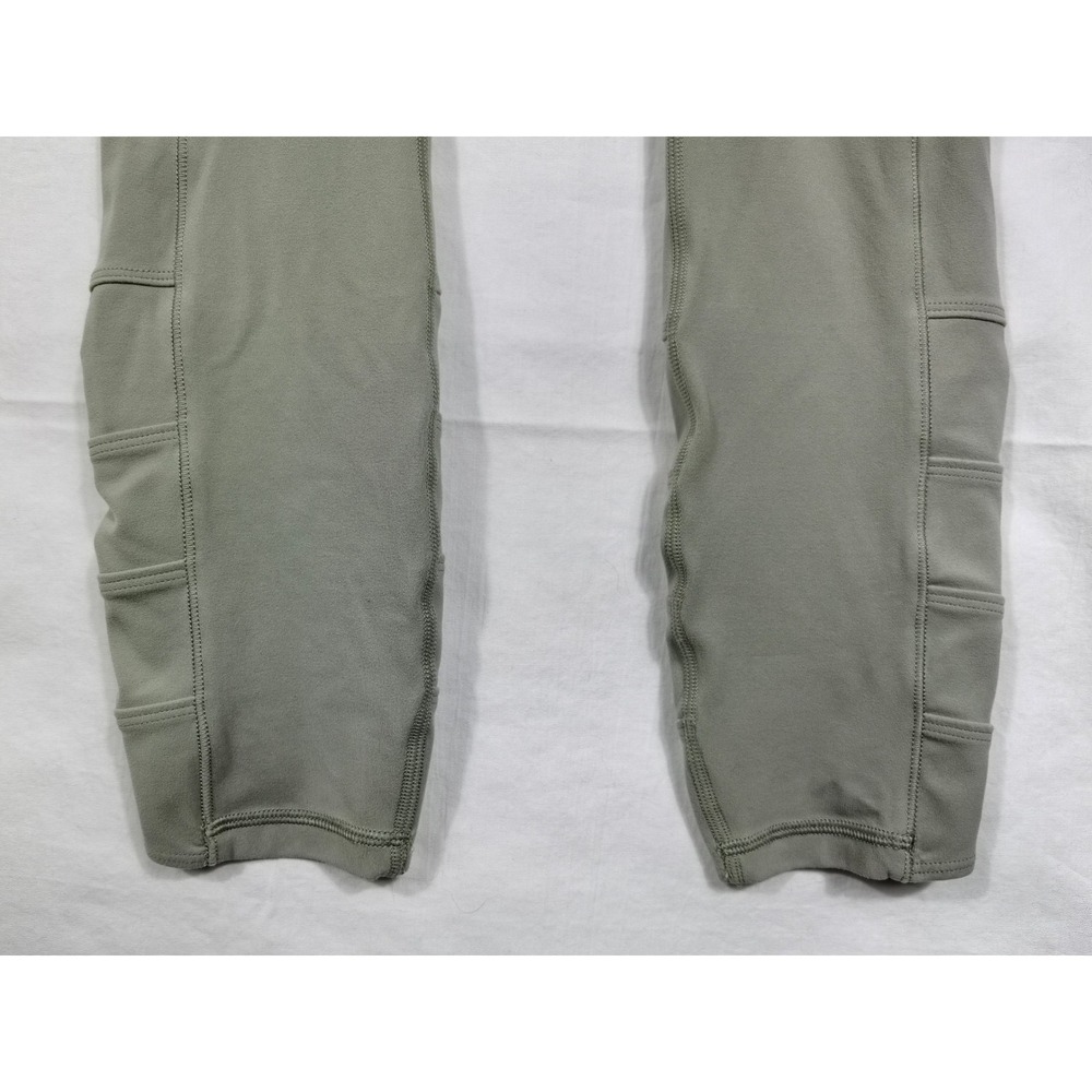 Athleta Salutation Stash Pocket II Cinch 7/8 Leggings Sage Green XS High Rise - Picture 8 of 10